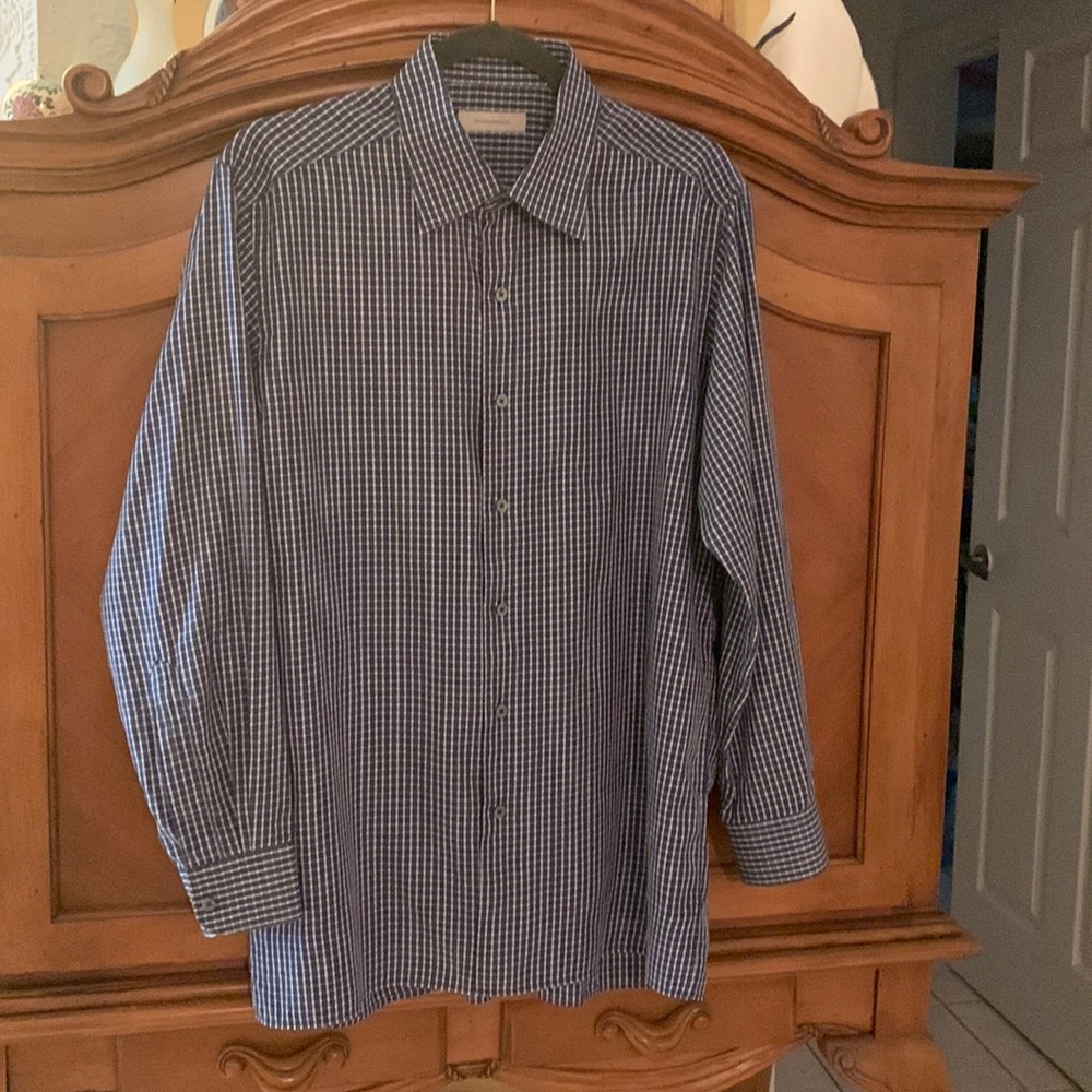 Ermenegildo Zegna Men’s Shirt Size L Button Down Quality Fabric